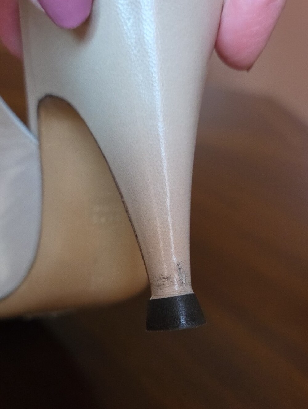 Bruno Magli White and Tan Knotted Slingback ❤️ - Picture 8 of 11